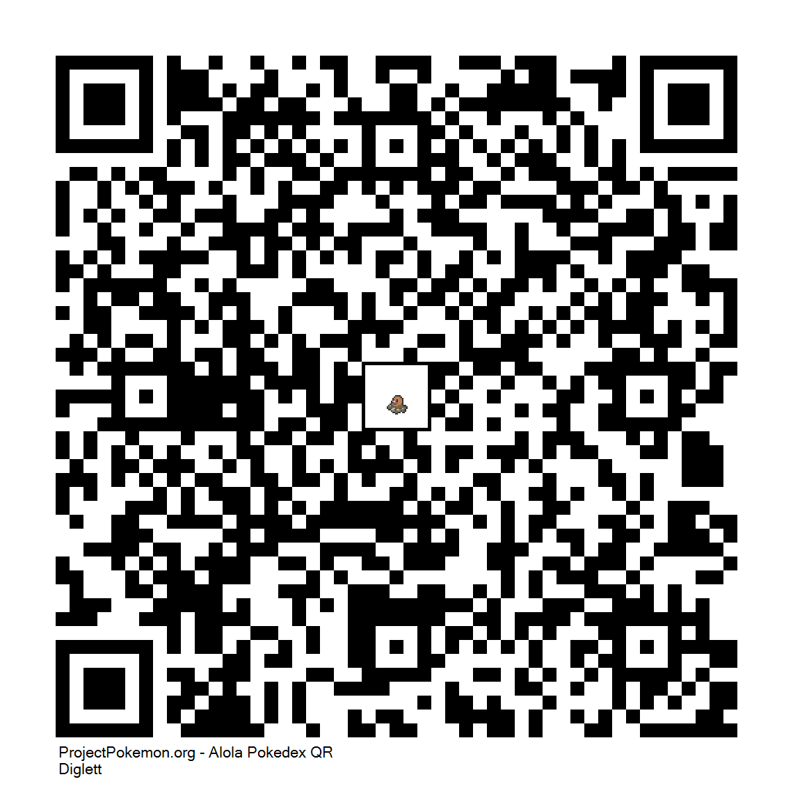 Cdigo QR de Diglett